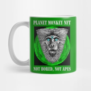 Planet Monkey NFT Not Bored Apes Mug